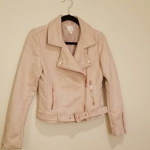 LAUREN conrad runway faux suede jacket
